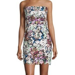 Nicole miller lace floral dress. Size 2.
